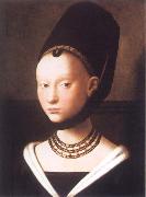 Petrus Christus Portrait of a Young Girl France oil painting artist